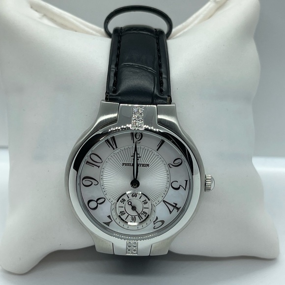New Philip Stein Silver with Pearl Ser# 41TF005746 - Picture 7 of 10